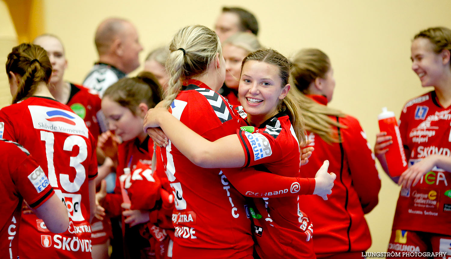 Ungdoms-SM Steg 3 Damjuniorer Skövde HF-Kungälvs HK 19-18,dam,Arena Skövde,Skövde,Sverige,Ungdoms-SM,Handboll,2016,131578