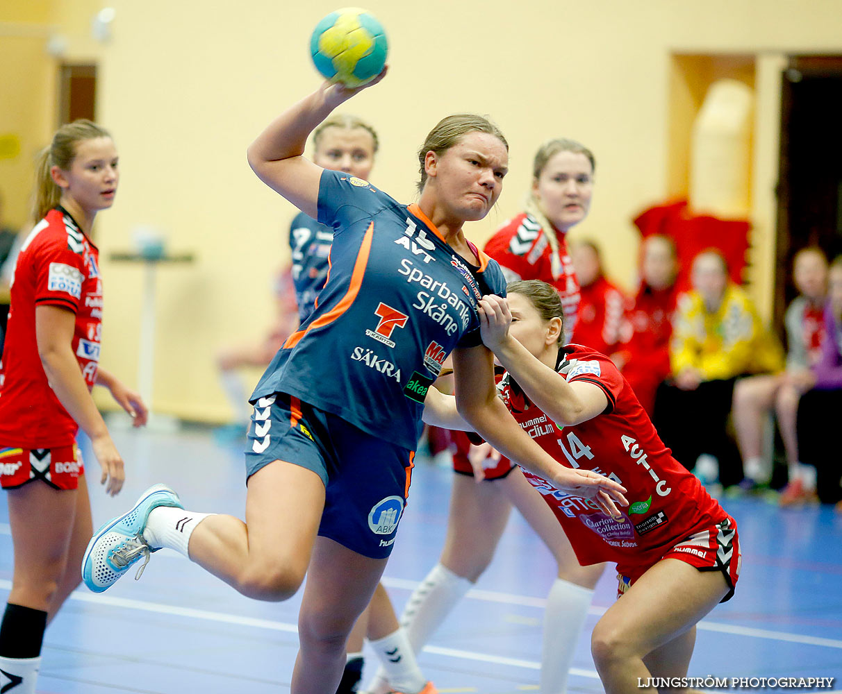 Ungdoms-SM Steg 3 Damjuniorer Skövde HF-HK Kristianstad 24-18,dam,Arena Skövde,Skövde,Sverige,Ungdoms-SM,Handboll,2016,131698