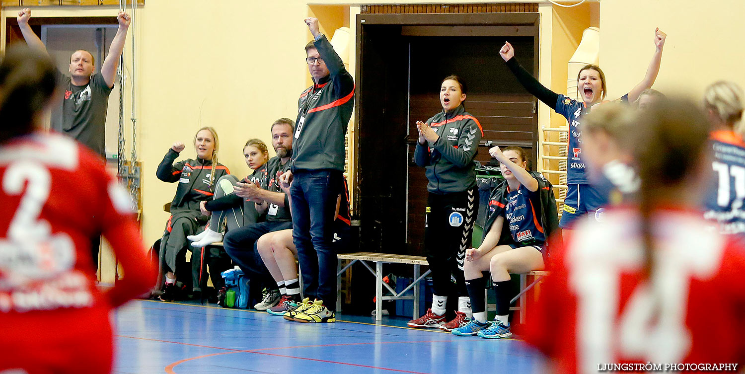 Ungdoms-SM Steg 3 Damjuniorer Skövde HF-HK Kristianstad 24-18,dam,Arena Skövde,Skövde,Sverige,Ungdoms-SM,Handboll,2016,131699