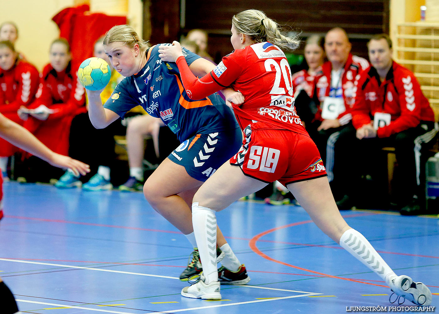 Ungdoms-SM Steg 3 Damjuniorer Skövde HF-HK Kristianstad 24-18,dam,Arena Skövde,Skövde,Sverige,Ungdoms-SM,Handboll,2016,131700