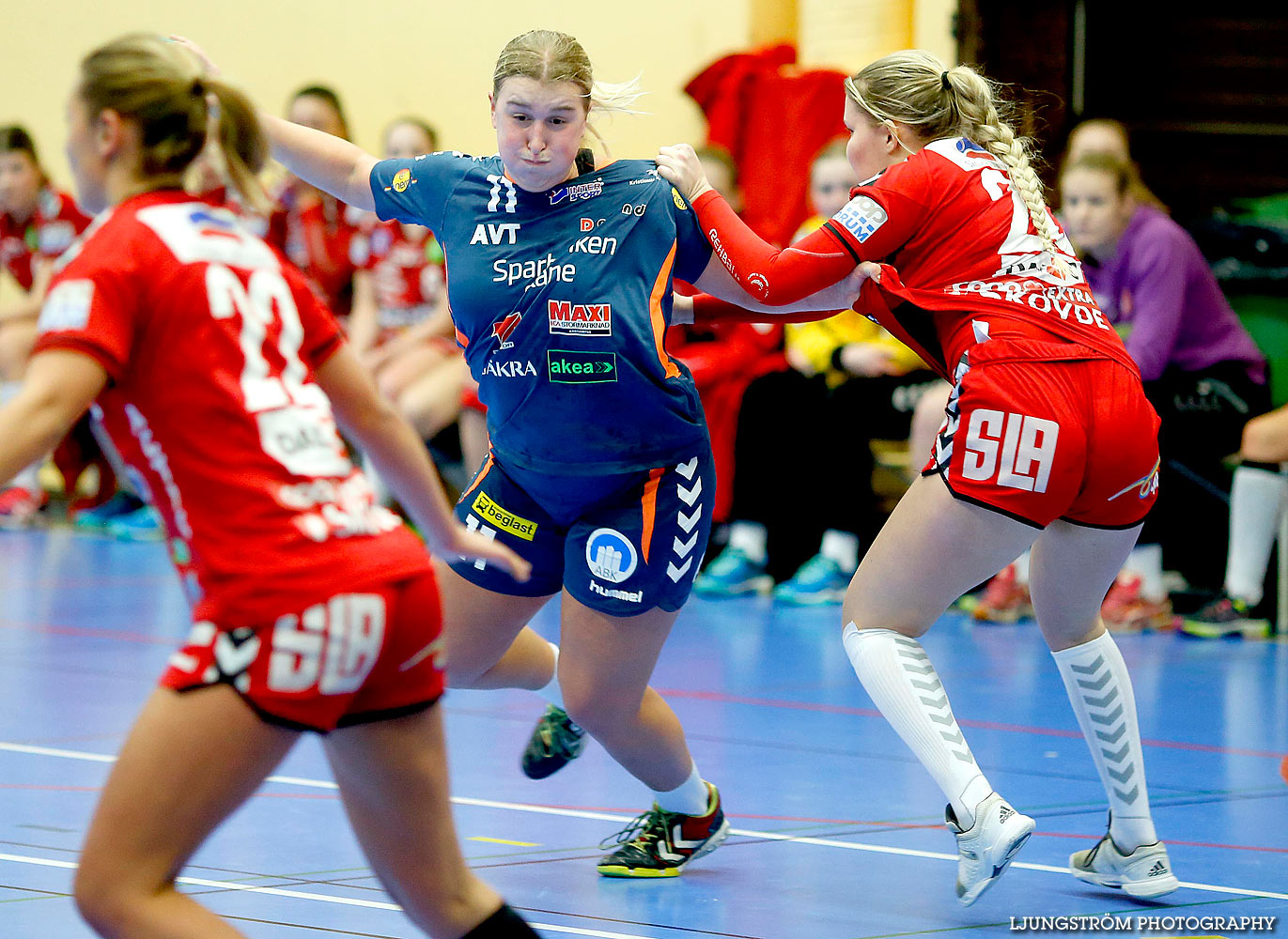 Ungdoms-SM Steg 3 Damjuniorer Skövde HF-HK Kristianstad 24-18,dam,Arena Skövde,Skövde,Sverige,Ungdoms-SM,Handboll,2016,131701