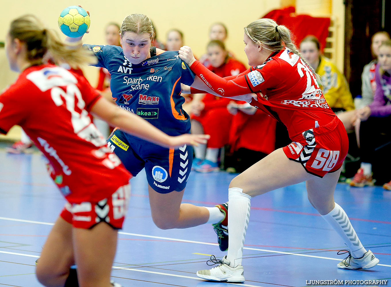 Ungdoms-SM Steg 3 Damjuniorer Skövde HF-HK Kristianstad 24-18,dam,Arena Skövde,Skövde,Sverige,Ungdoms-SM,Handboll,2016,131702