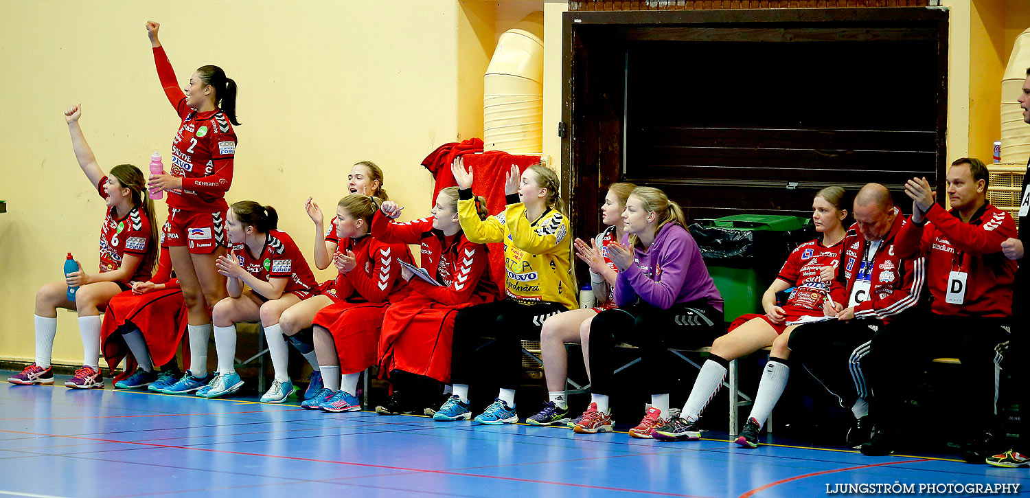 Ungdoms-SM Steg 3 Damjuniorer Skövde HF-HK Kristianstad 24-18,dam,Arena Skövde,Skövde,Sverige,Ungdoms-SM,Handboll,2016,131704