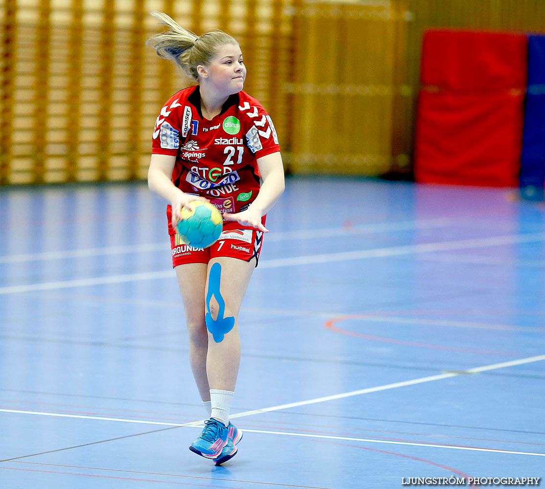 Ungdoms-SM Steg 3 Damjuniorer Skövde HF-HK Kristianstad 24-18,dam,Arena Skövde,Skövde,Sverige,Ungdoms-SM,Handboll,2016,131710