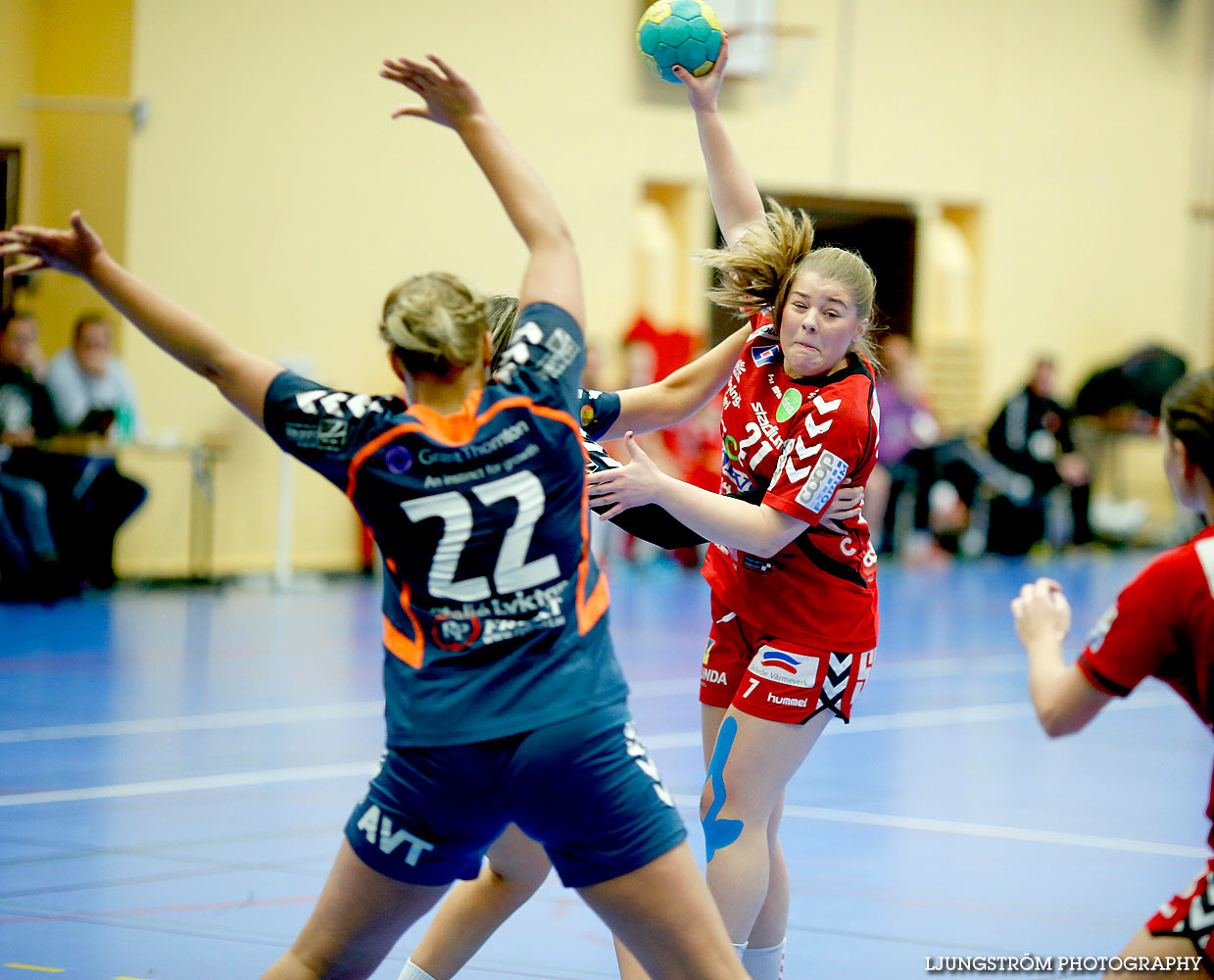 Ungdoms-SM Steg 3 Damjuniorer Skövde HF-HK Kristianstad 24-18,dam,Arena Skövde,Skövde,Sverige,Ungdoms-SM,Handboll,2016,131719