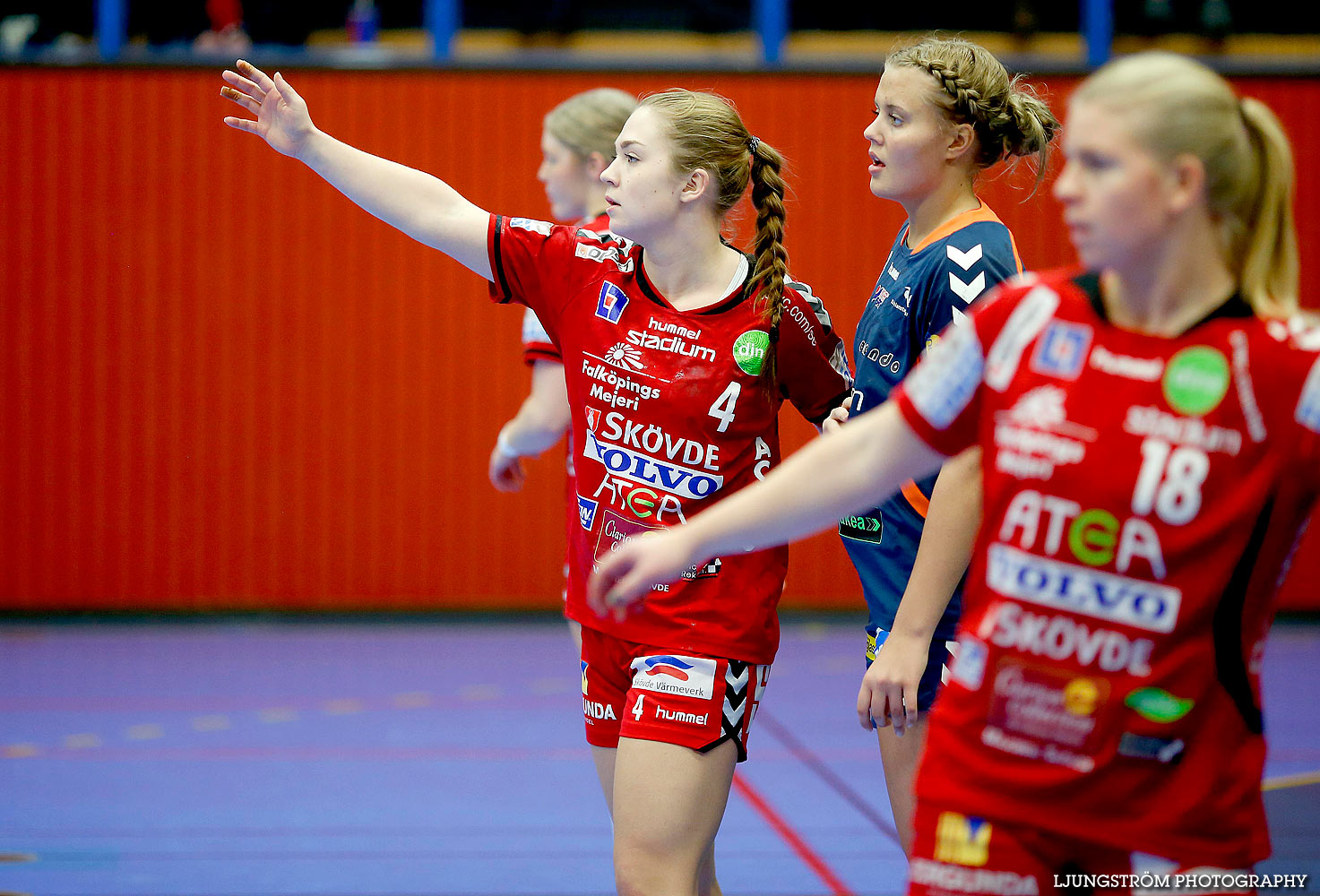 Ungdoms-SM Steg 3 Damjuniorer Skövde HF-HK Kristianstad 24-18,dam,Arena Skövde,Skövde,Sverige,Ungdoms-SM,Handboll,2016,131730