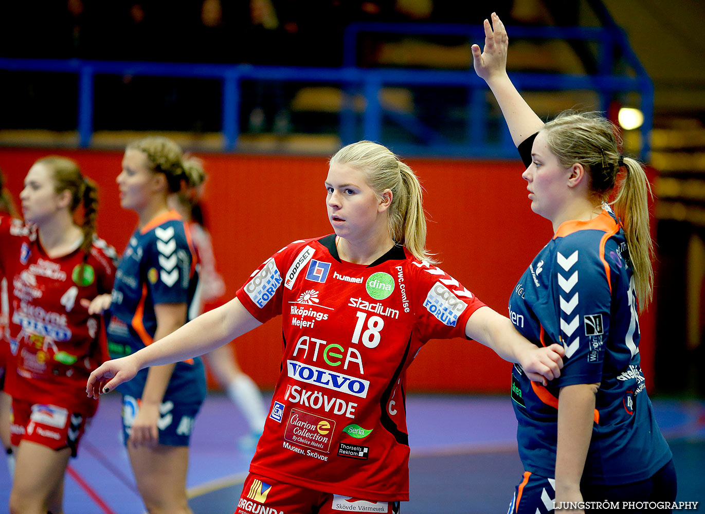 Ungdoms-SM Steg 3 Damjuniorer Skövde HF-HK Kristianstad 24-18,dam,Arena Skövde,Skövde,Sverige,Ungdoms-SM,Handboll,2016,131731