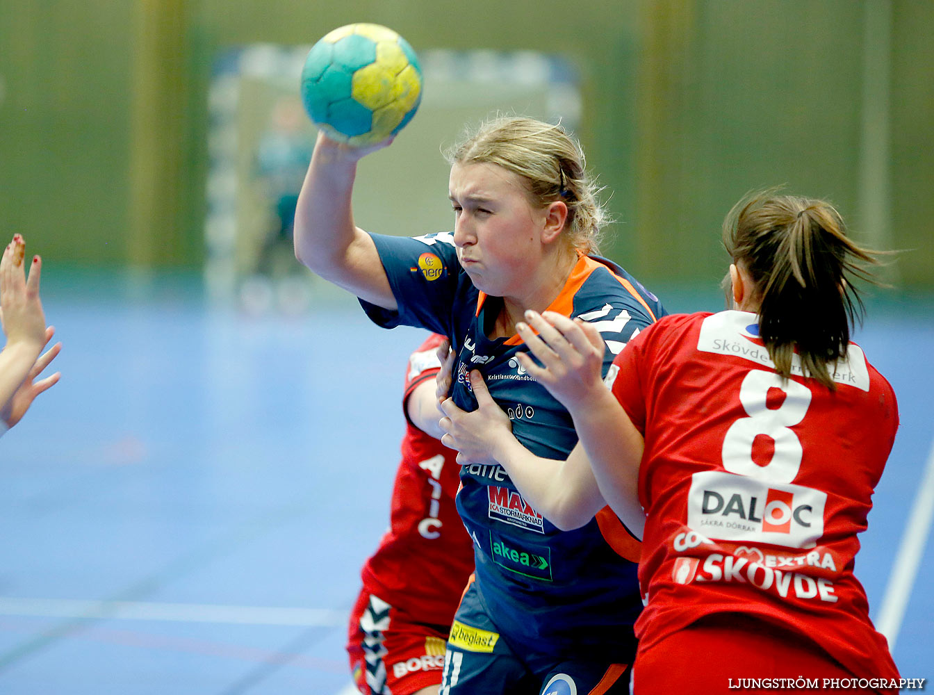 Ungdoms-SM Steg 3 Damjuniorer Skövde HF-HK Kristianstad 24-18,dam,Arena Skövde,Skövde,Sverige,Ungdoms-SM,Handboll,2016,131736