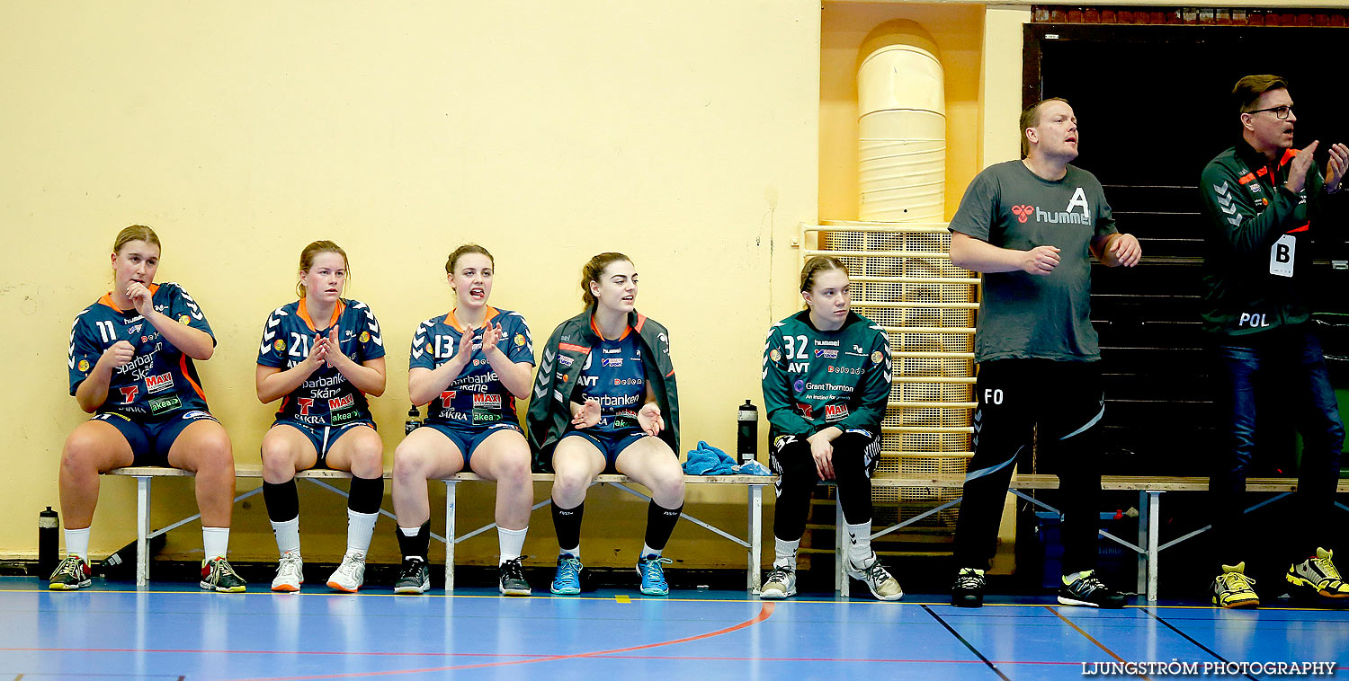 Ungdoms-SM Steg 3 Damjuniorer Skövde HF-HK Kristianstad 24-18,dam,Arena Skövde,Skövde,Sverige,Ungdoms-SM,Handboll,2016,131744