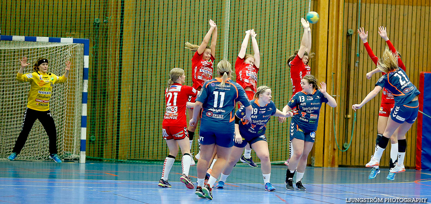 Ungdoms-SM Steg 3 Damjuniorer Skövde HF-HK Kristianstad 24-18,dam,Arena Skövde,Skövde,Sverige,Ungdoms-SM,Handboll,2016,131749