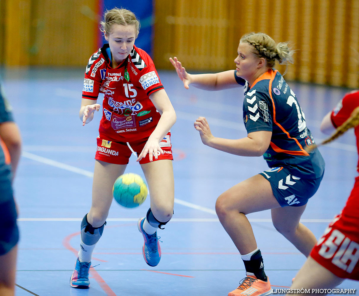 Ungdoms-SM Steg 3 Damjuniorer Skövde HF-HK Kristianstad 24-18,dam,Arena Skövde,Skövde,Sverige,Ungdoms-SM,Handboll,2016,131757