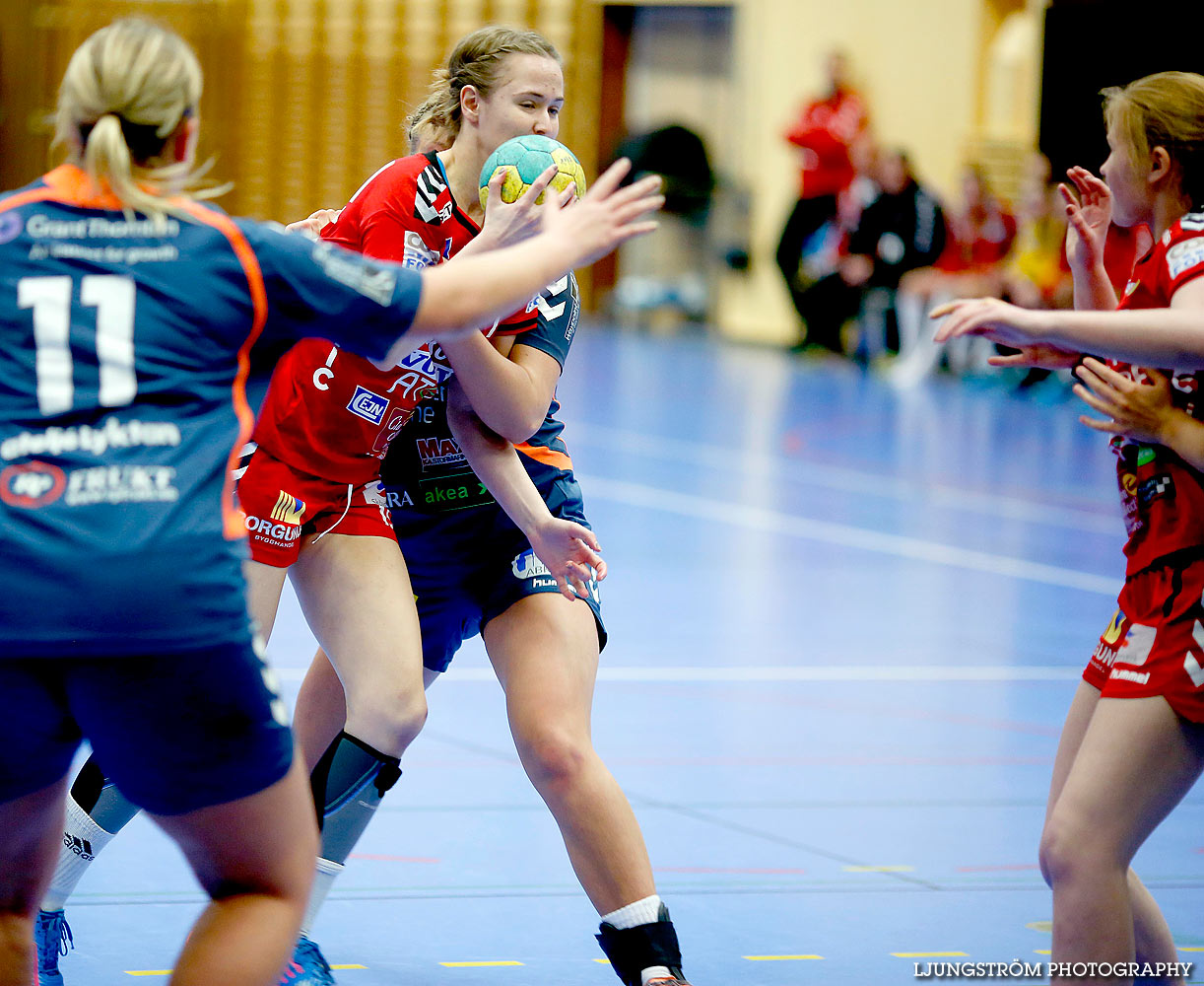 Ungdoms-SM Steg 3 Damjuniorer Skövde HF-HK Kristianstad 24-18,dam,Arena Skövde,Skövde,Sverige,Ungdoms-SM,Handboll,2016,131758