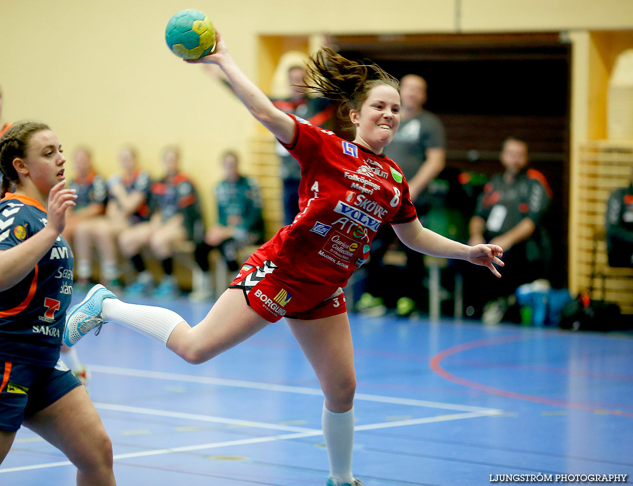 Ungdoms-SM Steg 3 Damjuniorer Skövde HF-HK Kristianstad 24-18,dam,Arena Skövde,Skövde,Sverige,Ungdoms-SM,Handboll,2016,131761