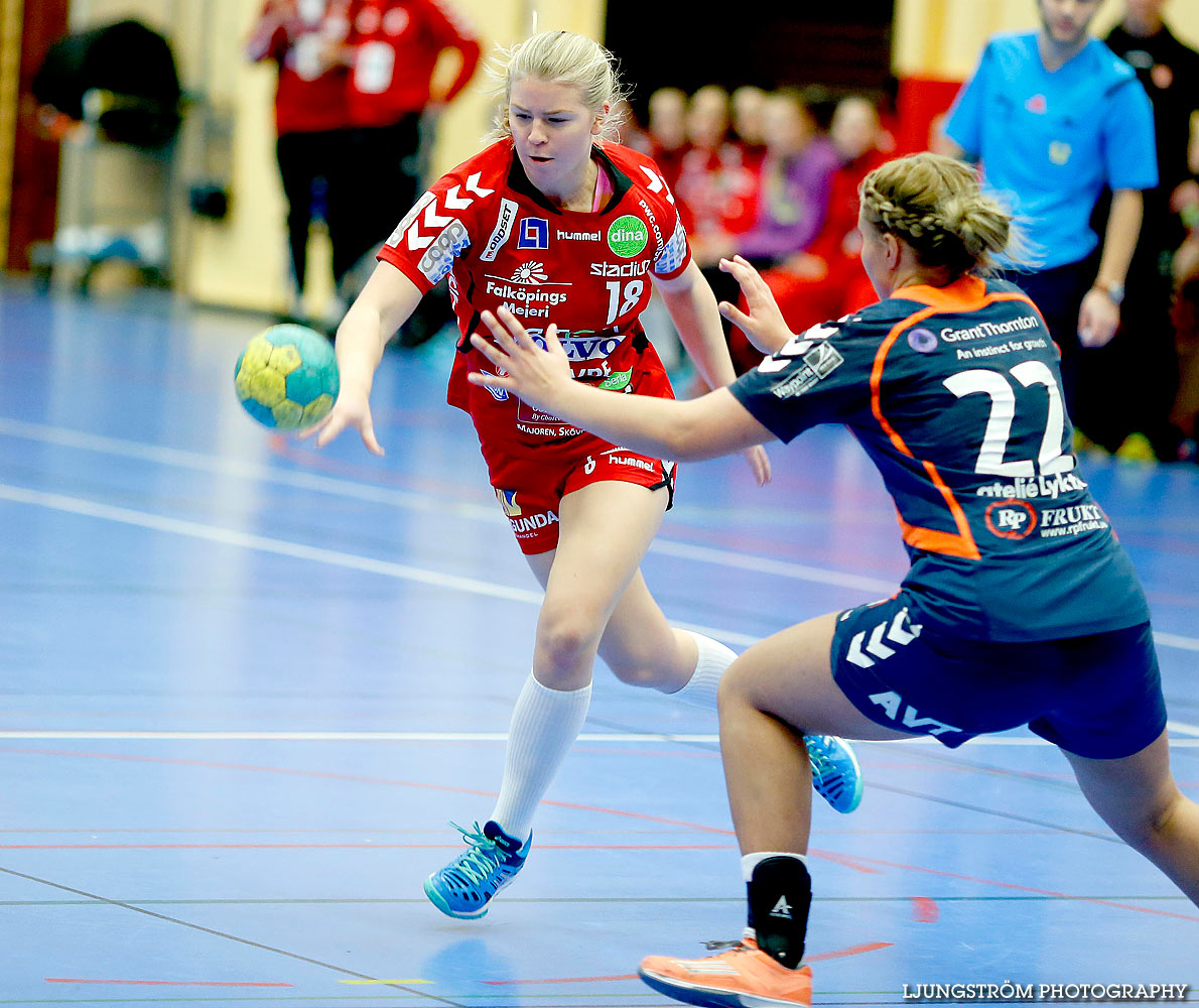 Ungdoms-SM Steg 3 Damjuniorer Skövde HF-HK Kristianstad 24-18,dam,Arena Skövde,Skövde,Sverige,Ungdoms-SM,Handboll,2016,131774