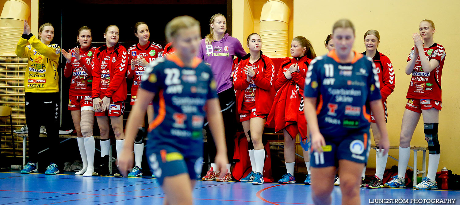 Ungdoms-SM Steg 3 Damjuniorer Skövde HF-HK Kristianstad 24-18,dam,Arena Skövde,Skövde,Sverige,Ungdoms-SM,Handboll,2016,131778