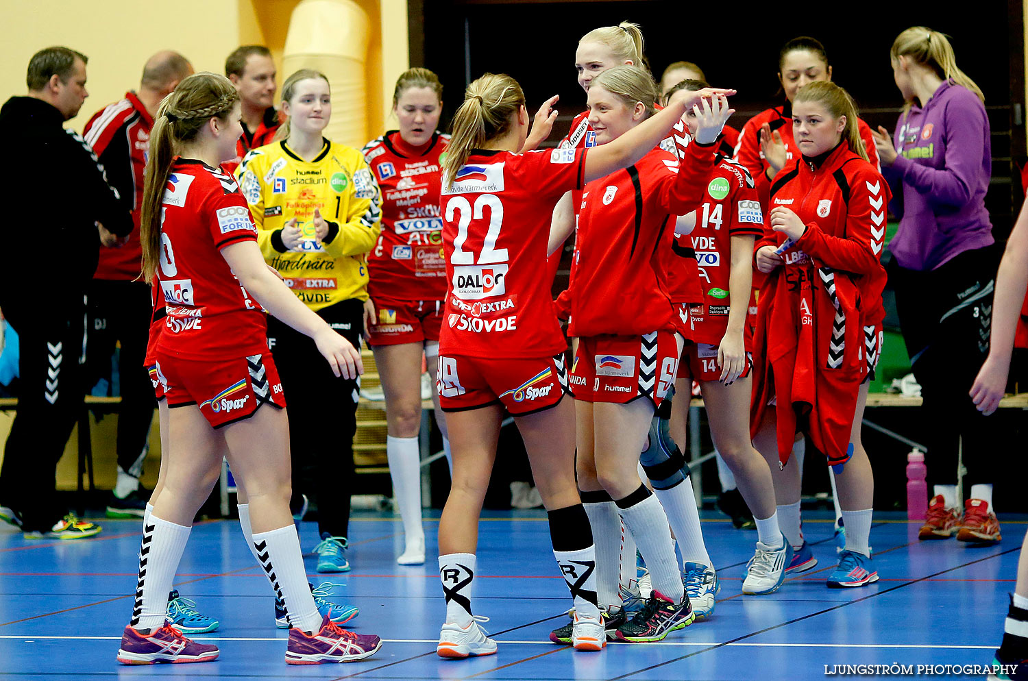 Ungdoms-SM Steg 3 Damjuniorer Skövde HF-HK Kristianstad 24-18,dam,Arena Skövde,Skövde,Sverige,Ungdoms-SM,Handboll,2016,131779