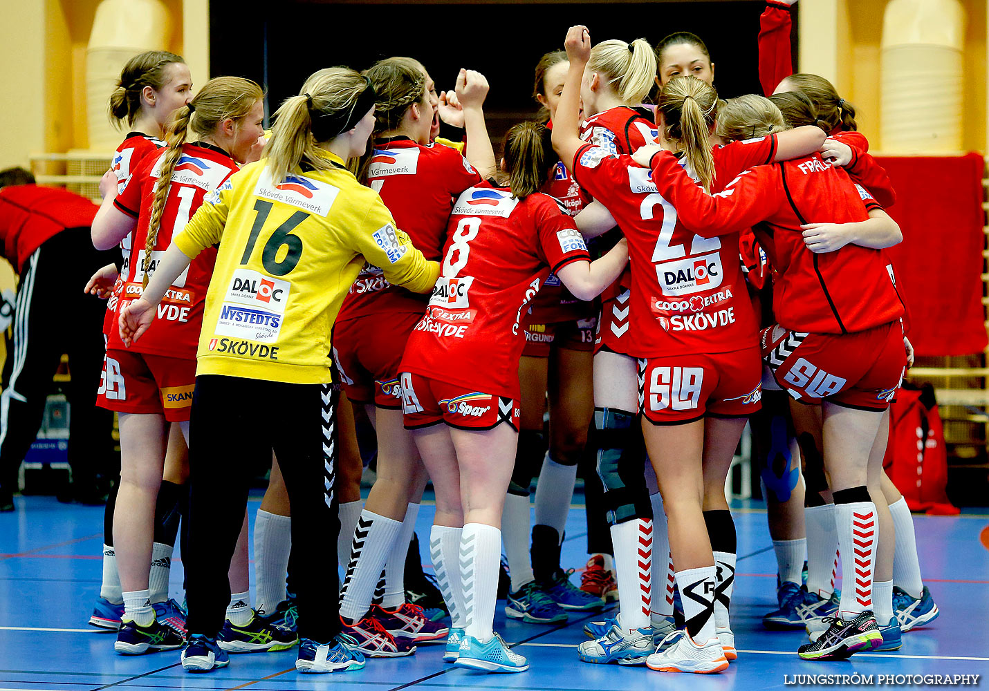 Ungdoms-SM Steg 3 Damjuniorer Skövde HF-HK Kristianstad 24-18,dam,Arena Skövde,Skövde,Sverige,Ungdoms-SM,Handboll,2016,131781