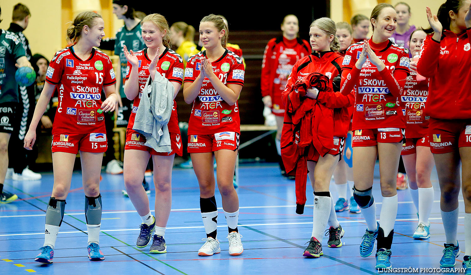 Ungdoms-SM Steg 3 Damjuniorer Skövde HF-HK Kristianstad 24-18,dam,Arena Skövde,Skövde,Sverige,Ungdoms-SM,Handboll,2016,131783