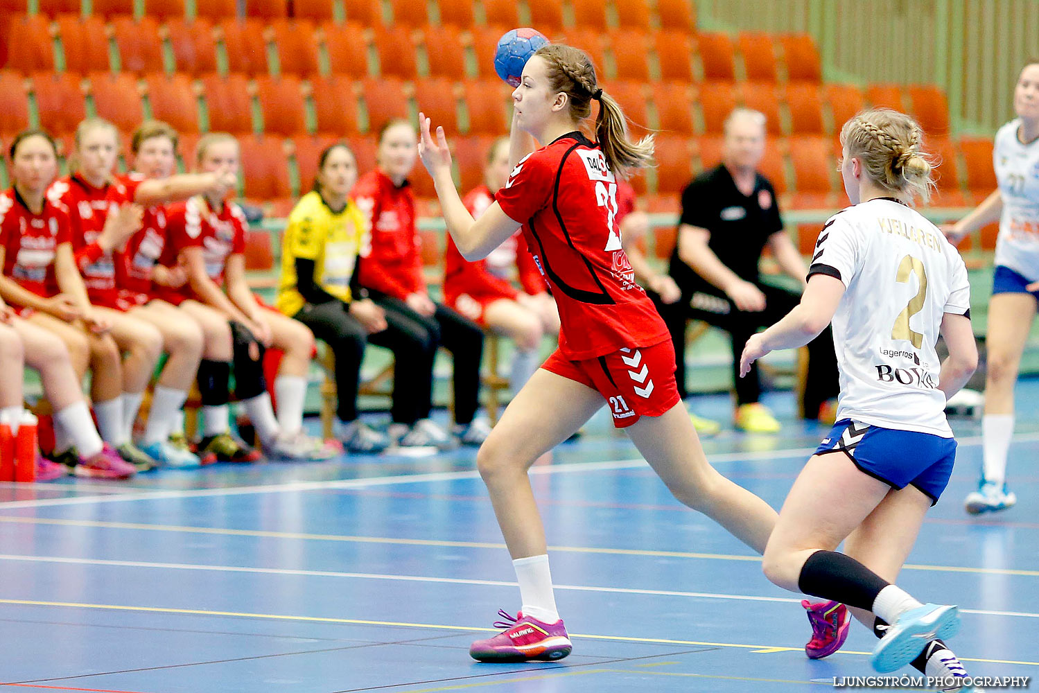 Ungdoms-SM Steg 4 Flickor A Skövde HF-HK Silwing/Troja 25-17,dam,Arena Skövde,Skövde,Sverige,Ungdoms-SM,Handboll,2016,134882