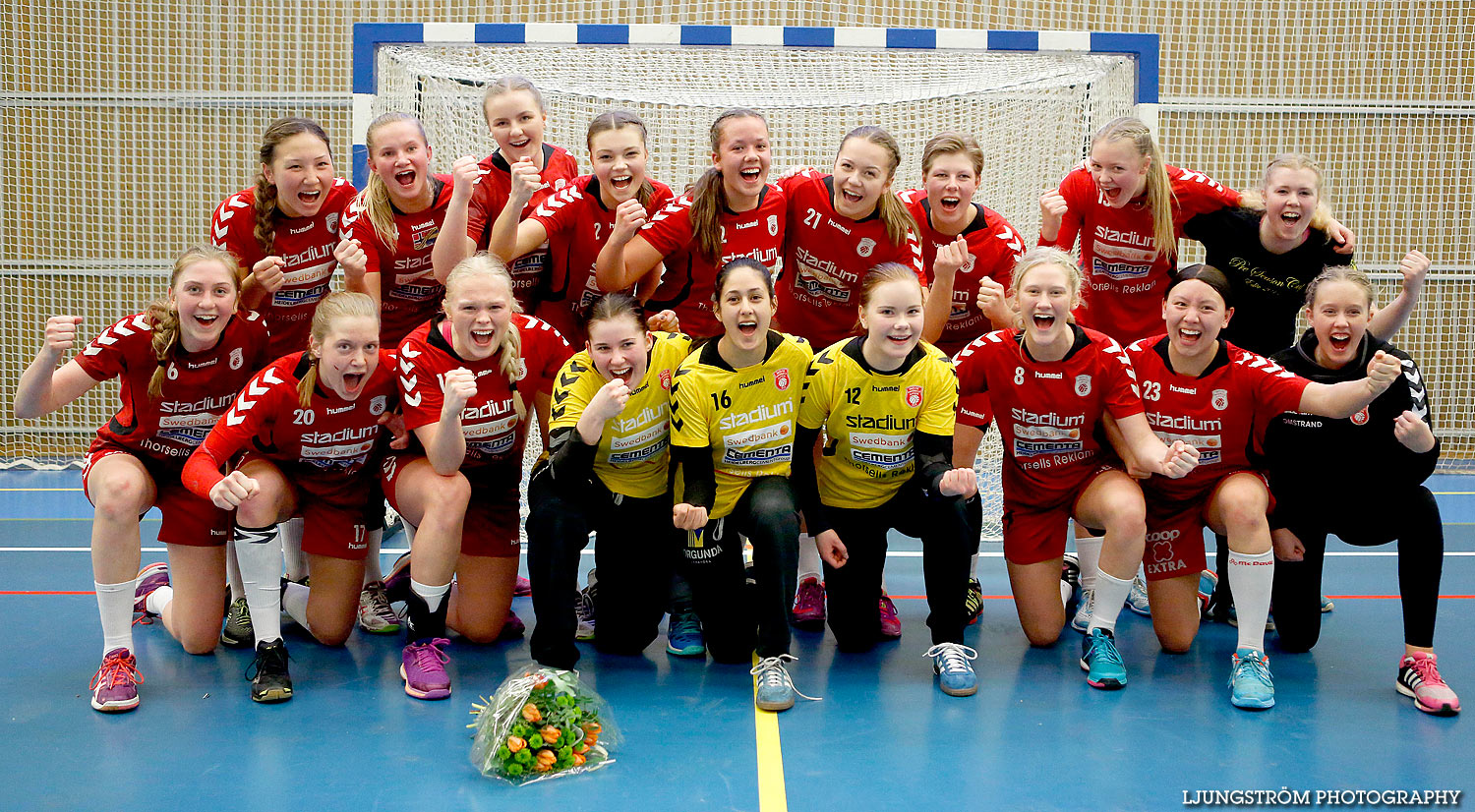 Ungdoms-SM Steg 4 Flickor A Skövde HF-HK Silwing/Troja 25-17,dam,Arena Skövde,Skövde,Sverige,Ungdoms-SM,Handboll,2016,134905