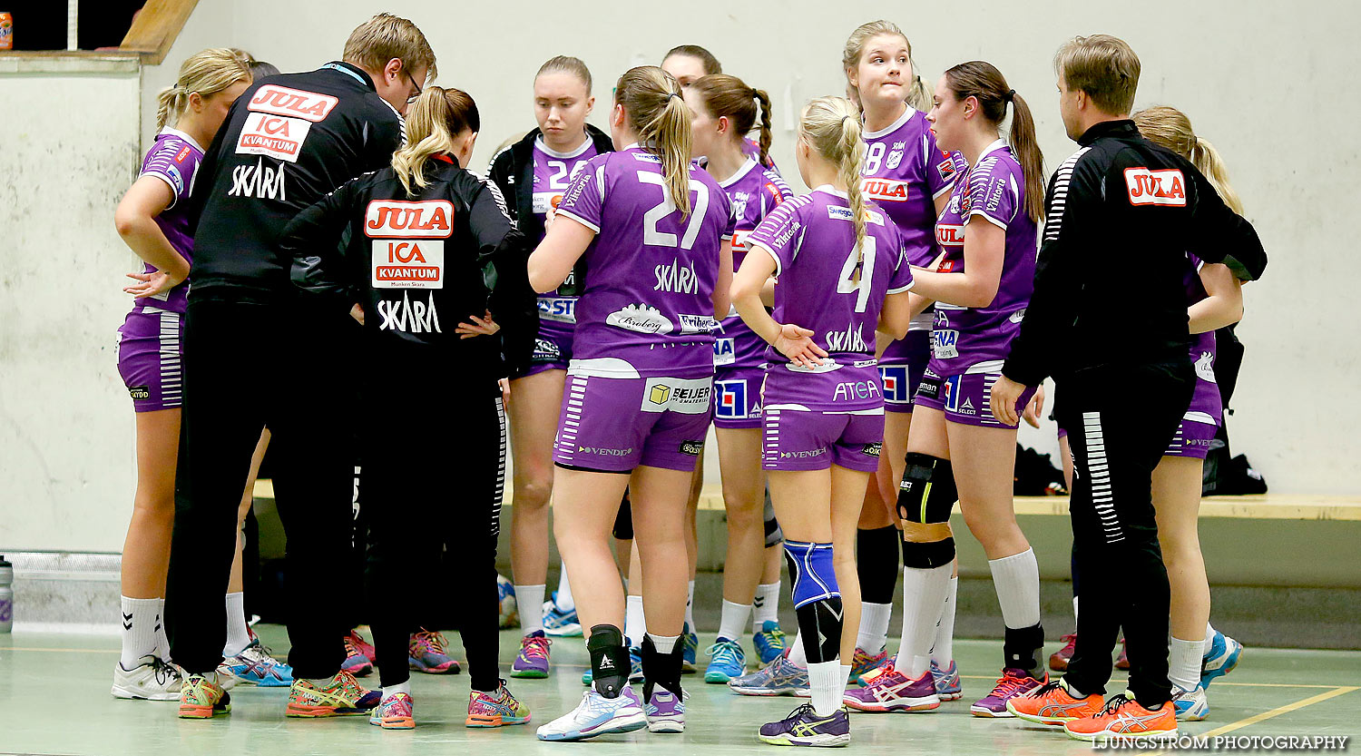 Skara HF U-Tibro HK 16-16,dam,Skara Idrottshall,Skara,Sverige,Handboll,,2016,135359