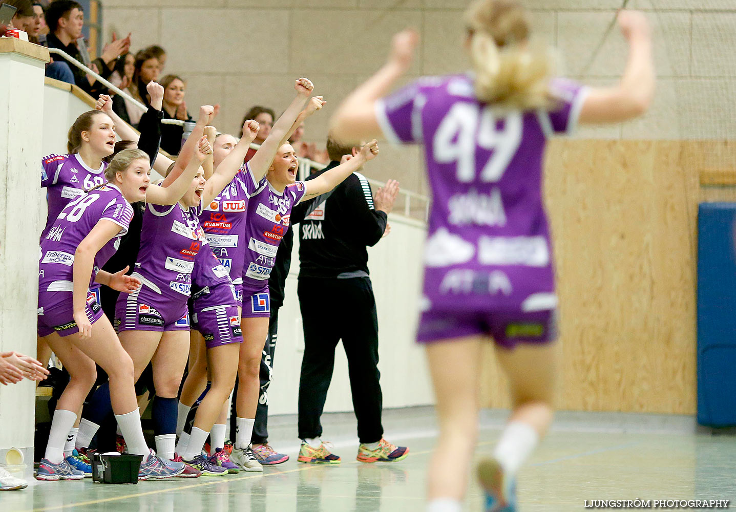 Skara HF U-Tibro HK 16-16,dam,Skara Idrottshall,Skara,Sverige,Handboll,,2016,135406