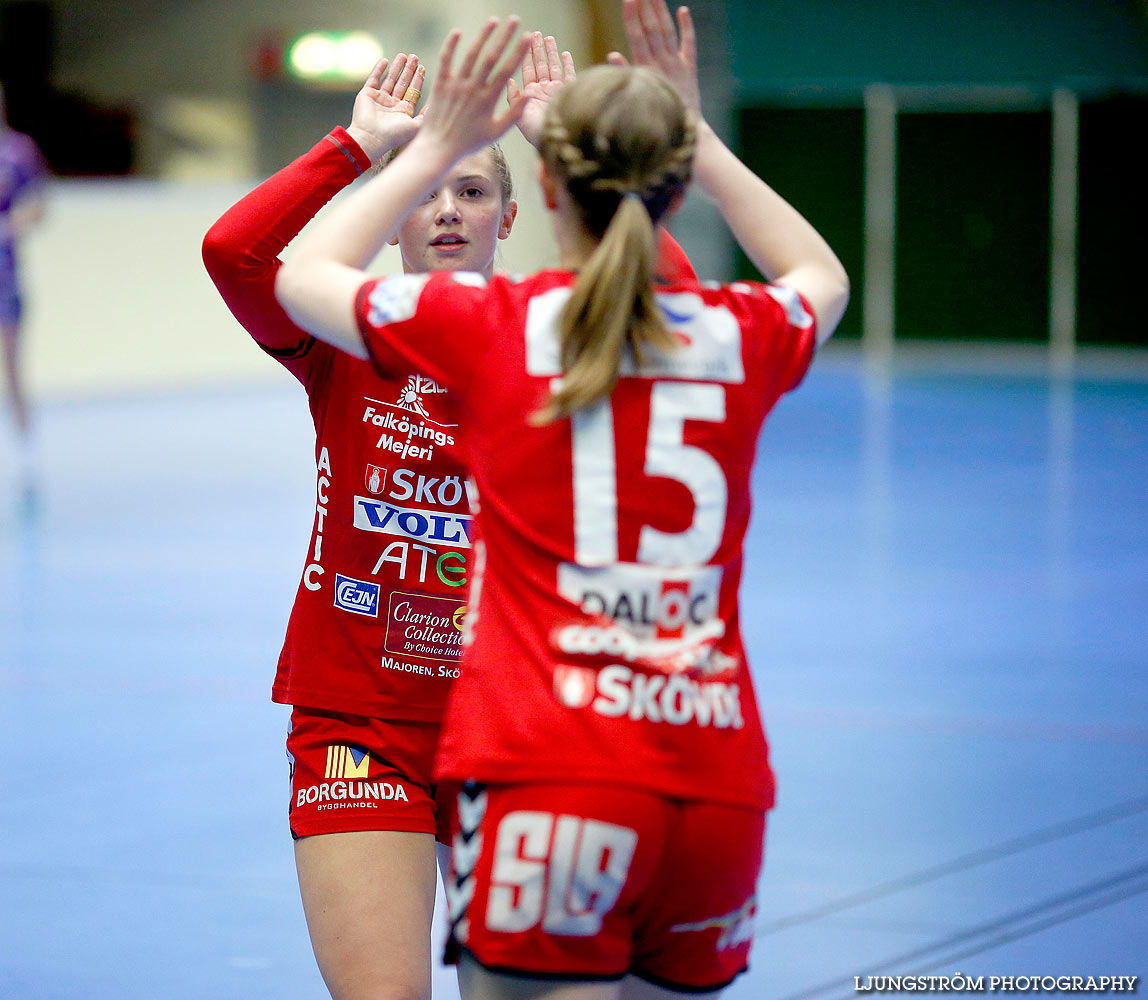 HF Somby/Skövde-Skara HF U 24-22,dam,Skövde Idrottshall,Skövde,Sverige,Handboll,,2016,136444