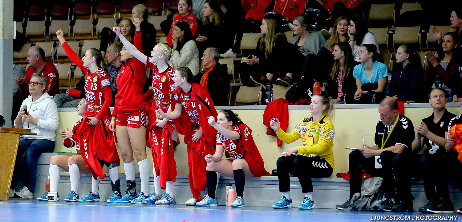 HF Somby/Skövde-Skara HF U 24-22,dam,Skövde Idrottshall,Skövde,Sverige,Handboll,,2016,136462