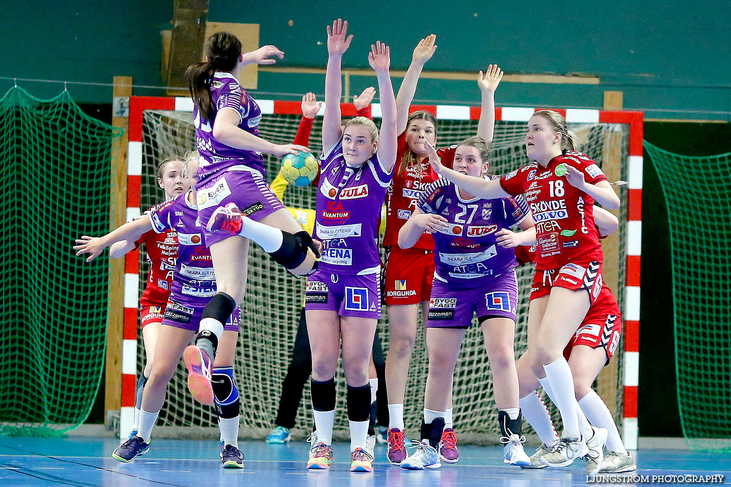 HF Somby/Skövde-Skara HF U 24-22,dam,Skövde Idrottshall,Skövde,Sverige,Handboll,,2016,136507