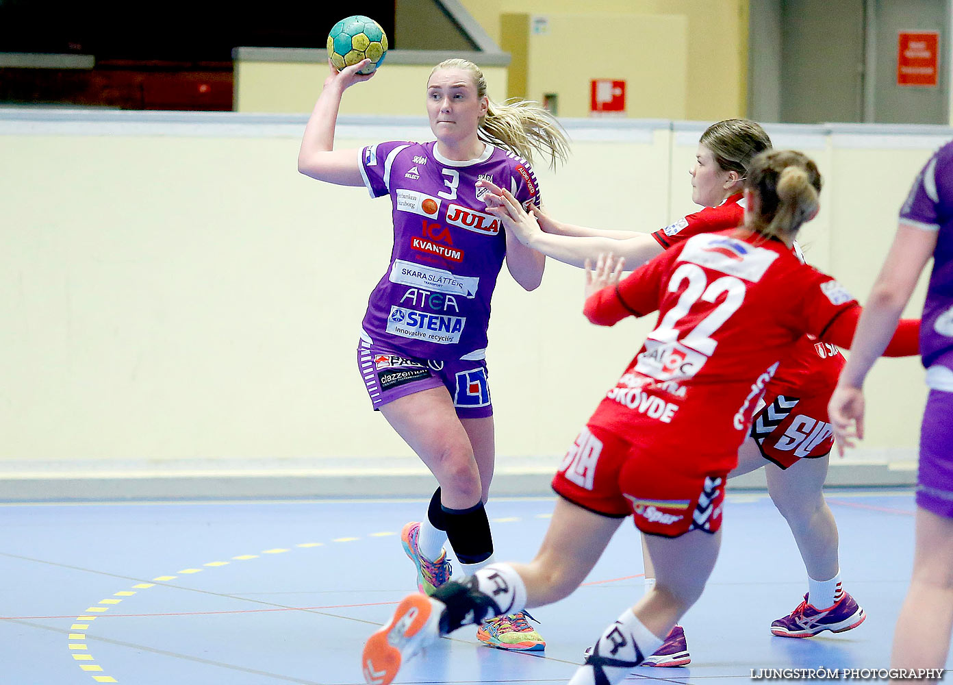 HF Somby/Skövde-Skara HF U 24-22,dam,Skövde Idrottshall,Skövde,Sverige,Handboll,,2016,136538