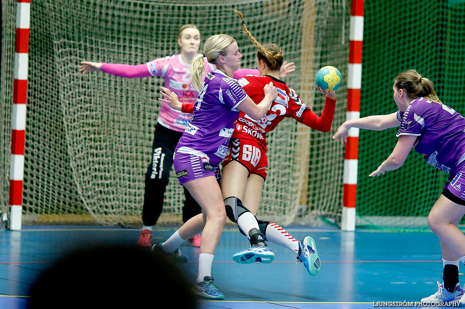 HF Somby/Skövde-Skara HF U 24-22,dam,Skövde Idrottshall,Skövde,Sverige,Handboll,,2016,136545