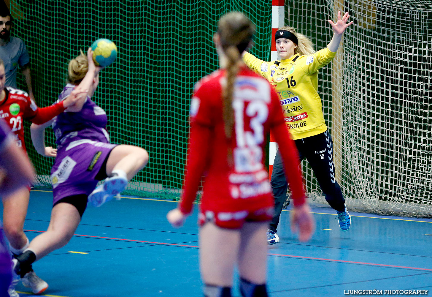 HF Somby/Skövde-Skara HF U 24-22,dam,Skövde Idrottshall,Skövde,Sverige,Handboll,,2016,136550