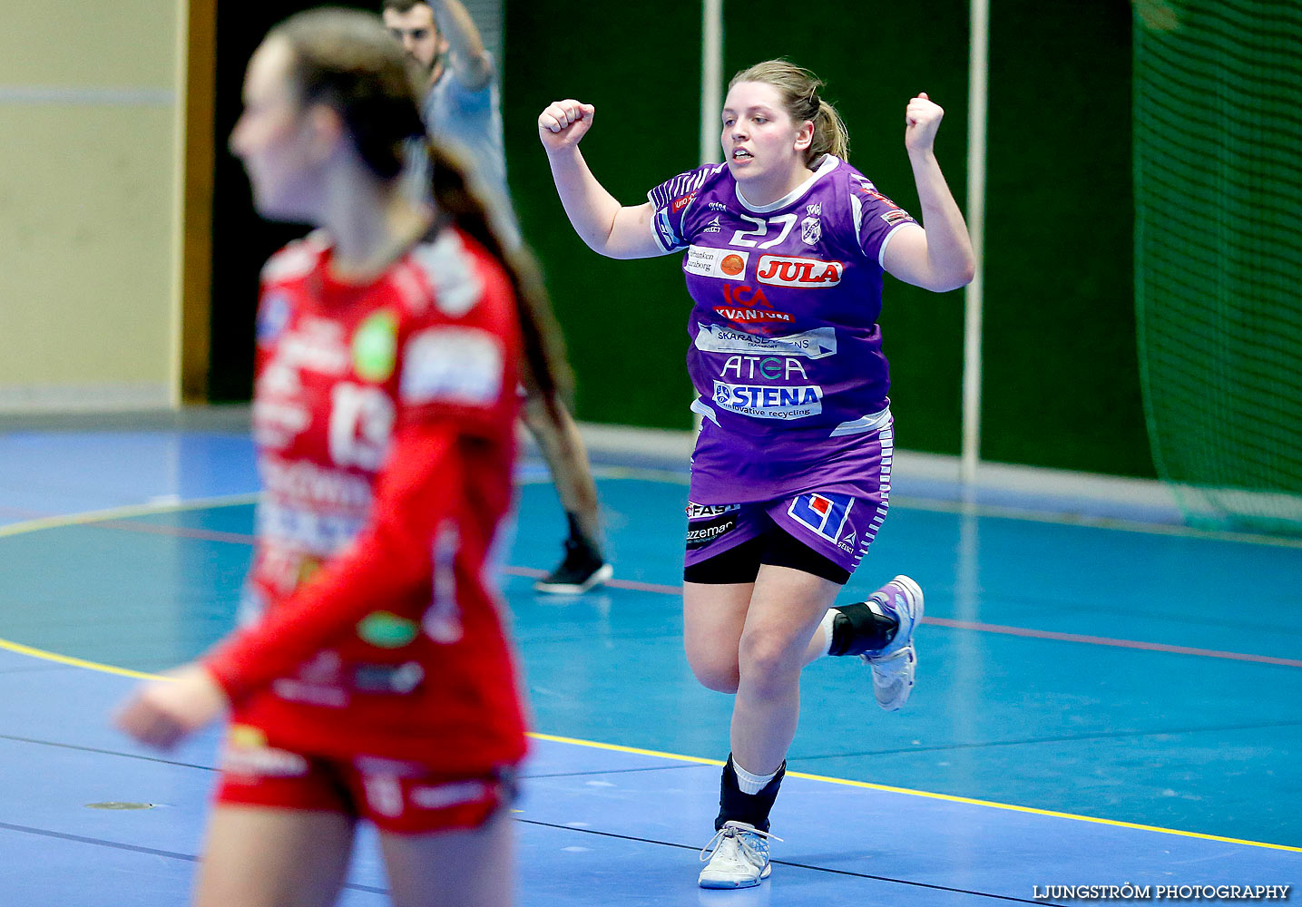 HF Somby/Skövde-Skara HF U 24-22,dam,Skövde Idrottshall,Skövde,Sverige,Handboll,,2016,136552