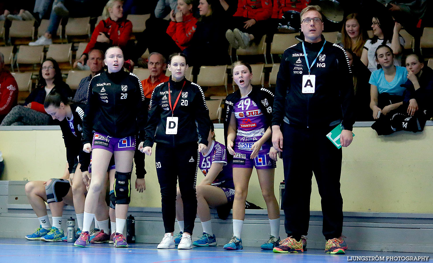 HF Somby/Skövde-Skara HF U 24-22,dam,Skövde Idrottshall,Skövde,Sverige,Handboll,,2016,136561