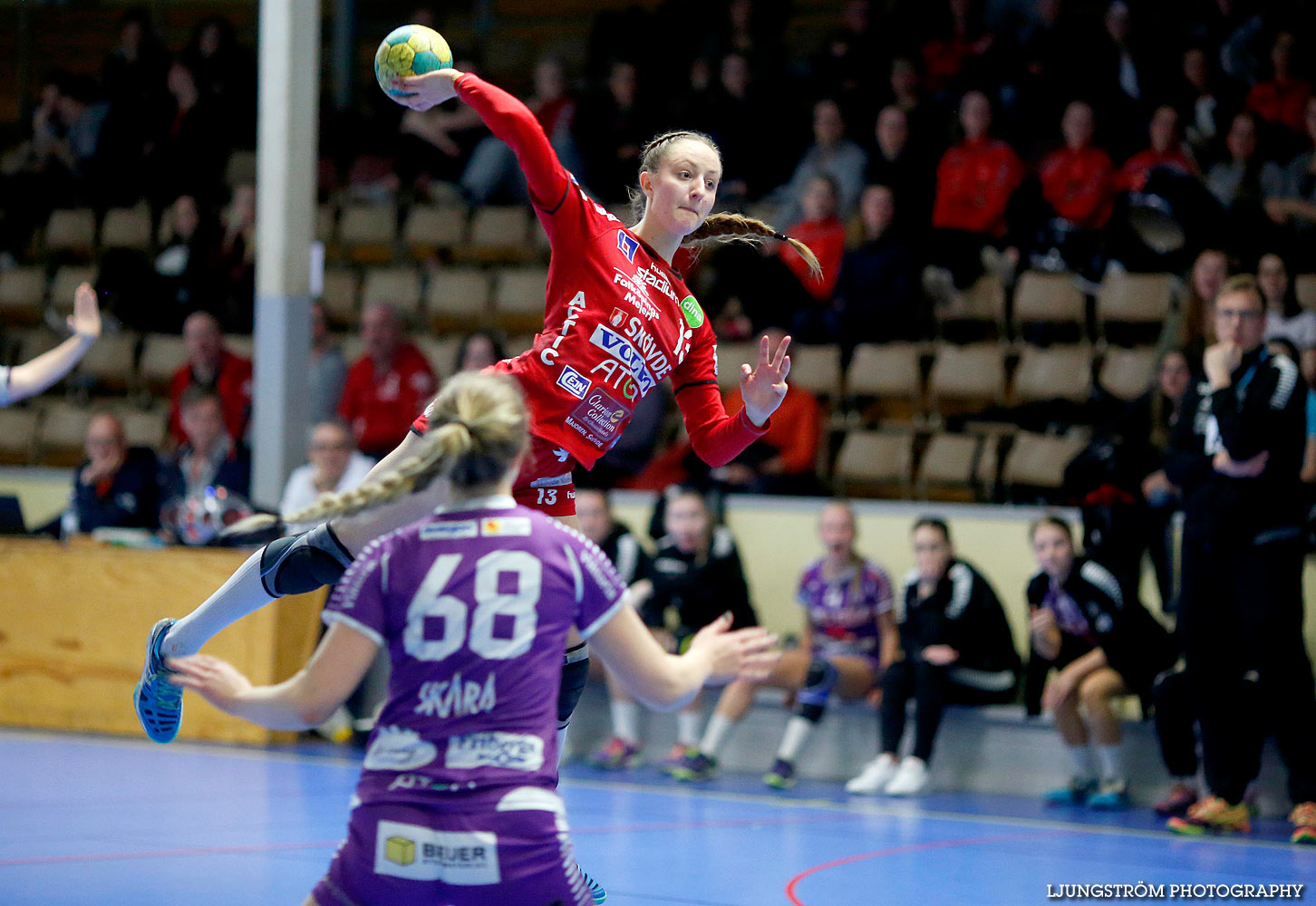 HF Somby/Skövde-Skara HF U 24-22,dam,Skövde Idrottshall,Skövde,Sverige,Handboll,,2016,136578