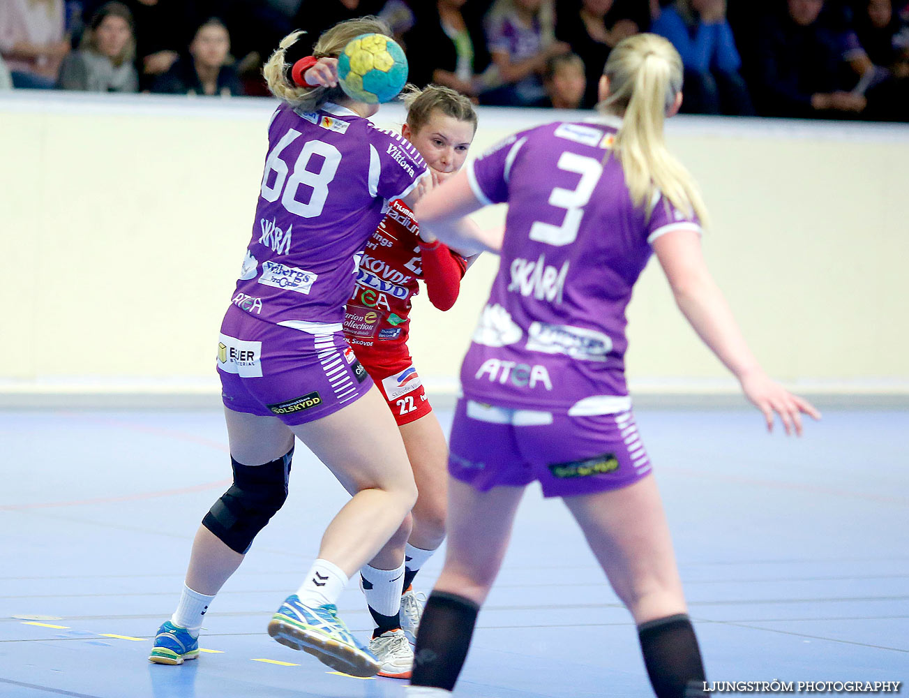 HF Somby/Skövde-Skara HF U 24-22,dam,Skövde Idrottshall,Skövde,Sverige,Handboll,,2016,136581