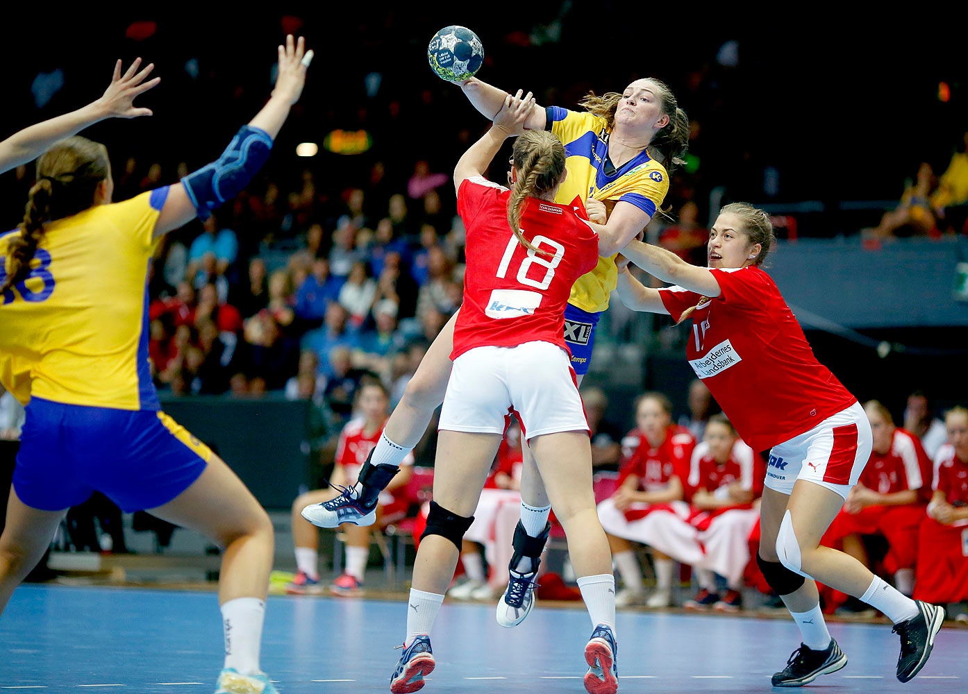 European Open W18 FINAL Denmark-Sweden 33-34,dam,Scandinavium,Göteborg,Sverige,Handboll,,2016,138684