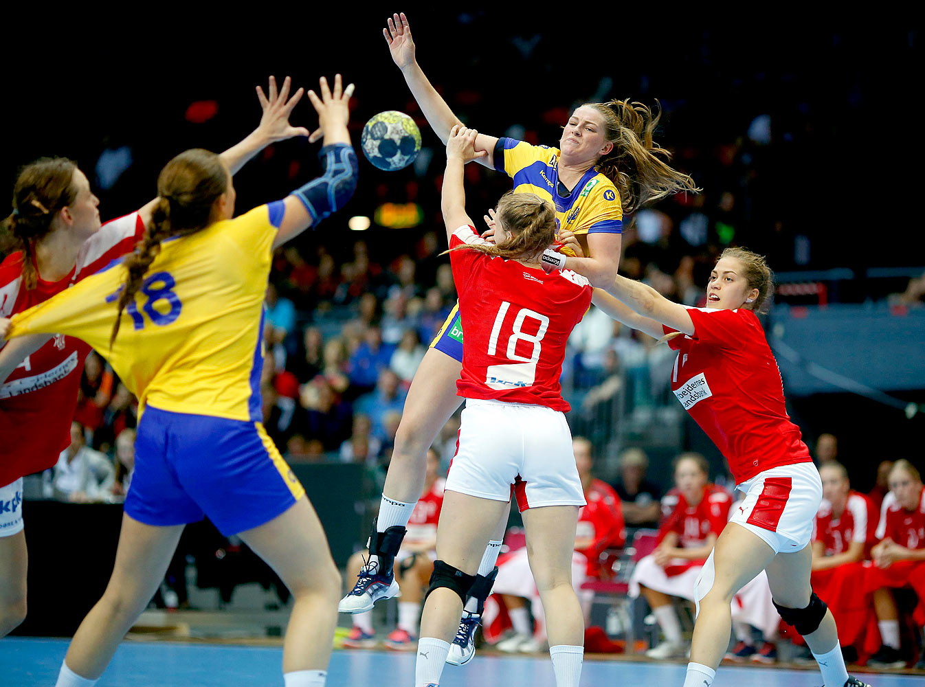 European Open W18 FINAL Denmark-Sweden 33-34,dam,Scandinavium,Göteborg,Sverige,Handboll,,2016,138685