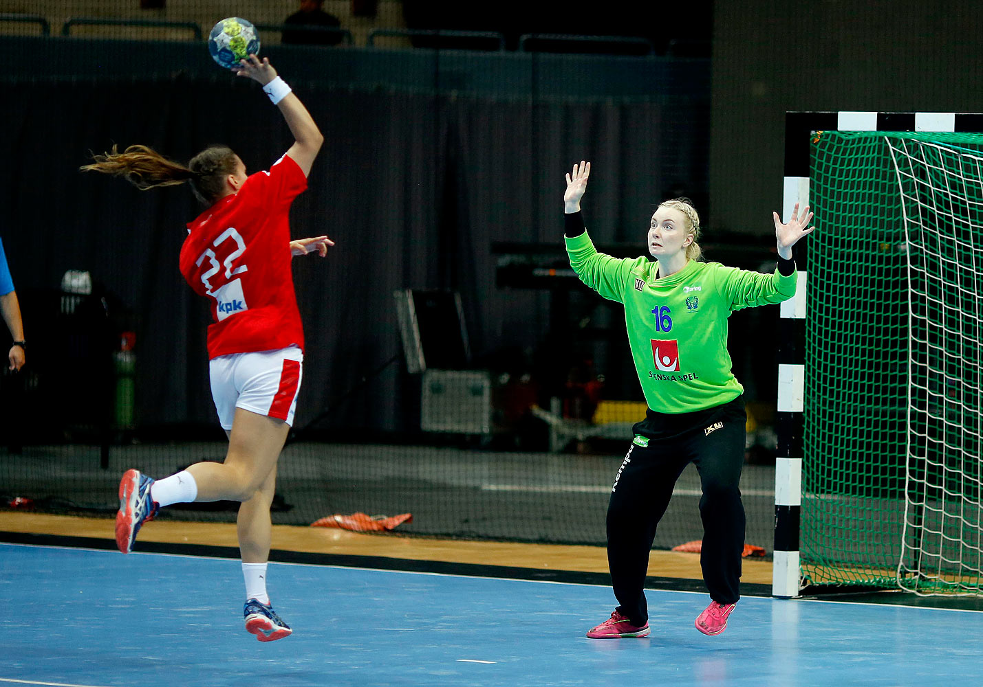 European Open W18 FINAL Denmark-Sweden 33-34,dam,Scandinavium,Göteborg,Sverige,Handboll,,2016,138714