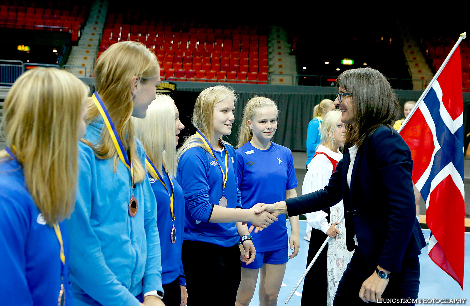 European Open W18 Prize Ceremony,dam,Scandinavium,Göteborg,Sverige,Handboll,,2016,138777