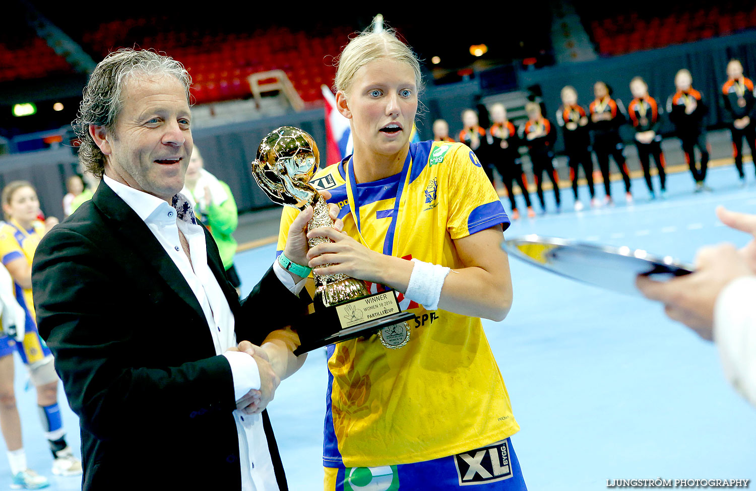 European Open W18 Prize Ceremony,dam,Scandinavium,Göteborg,Sverige,Handboll,,2016,138795