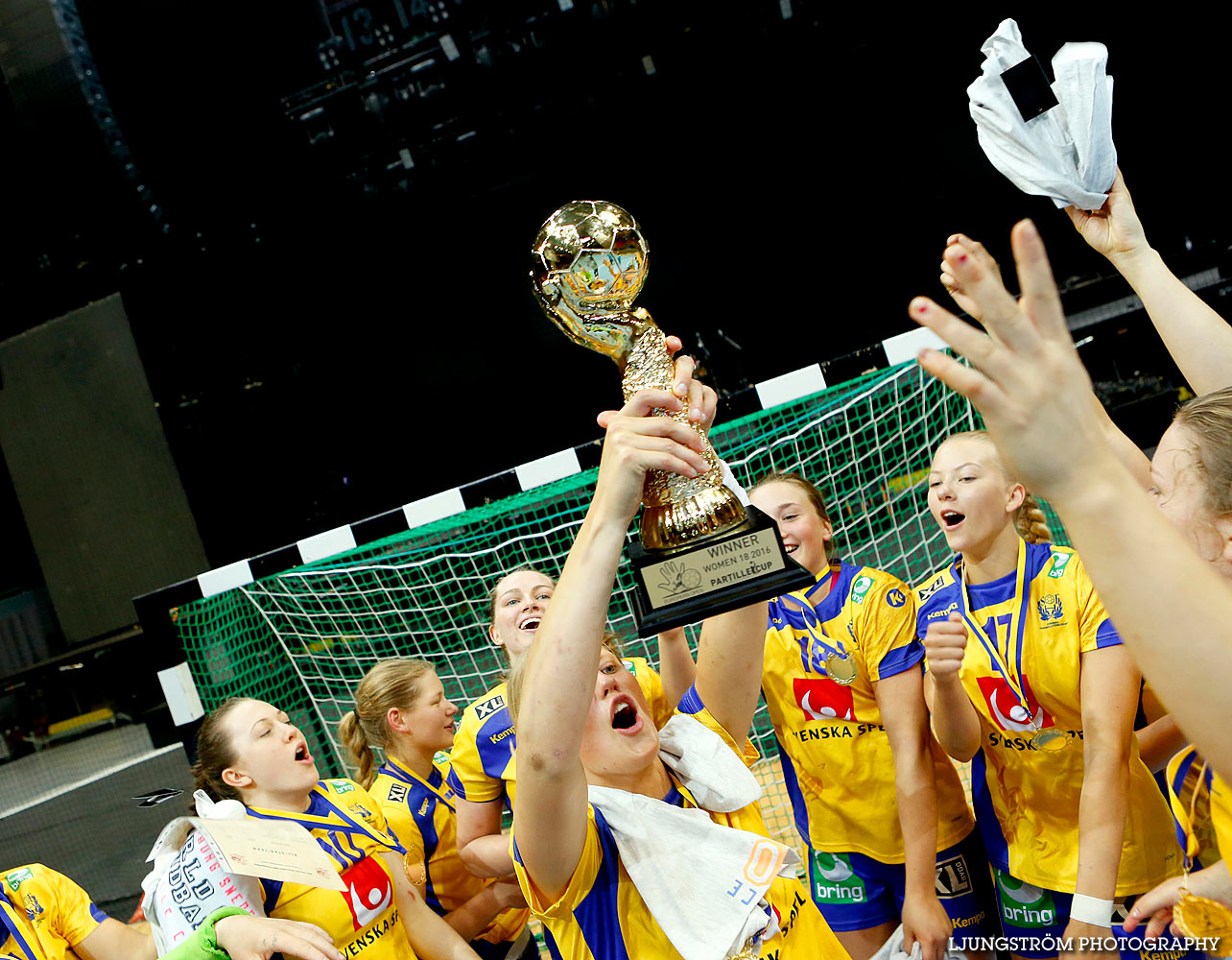 European Open W18 Prize Ceremony,dam,Scandinavium,Göteborg,Sverige,Handboll,,2016,138809