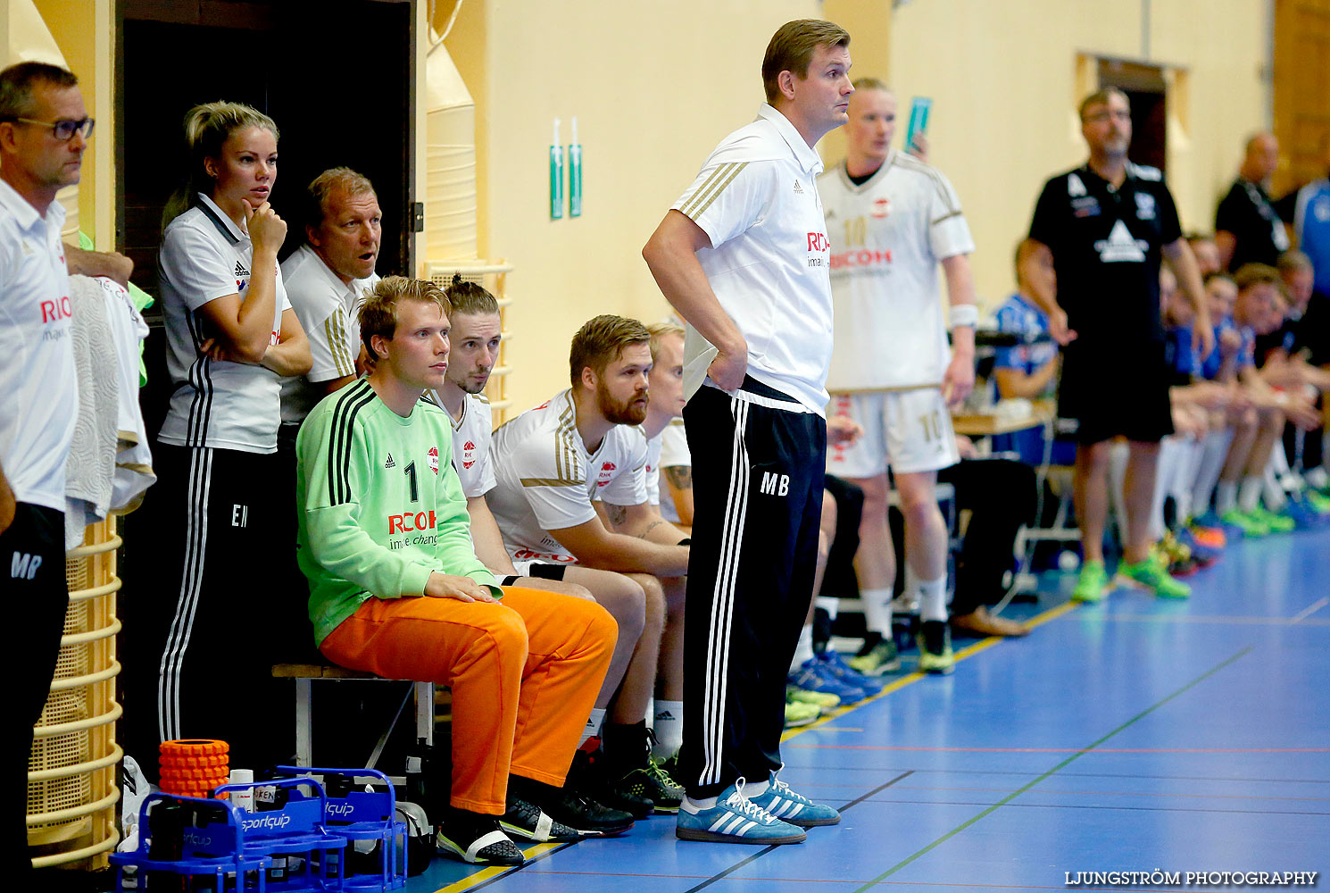 Träningsmatch IFK Skövde HK-Ricoh HK 22-20,herr,Arena Skövde,Skövde,Sverige,Handboll,,2016,141110