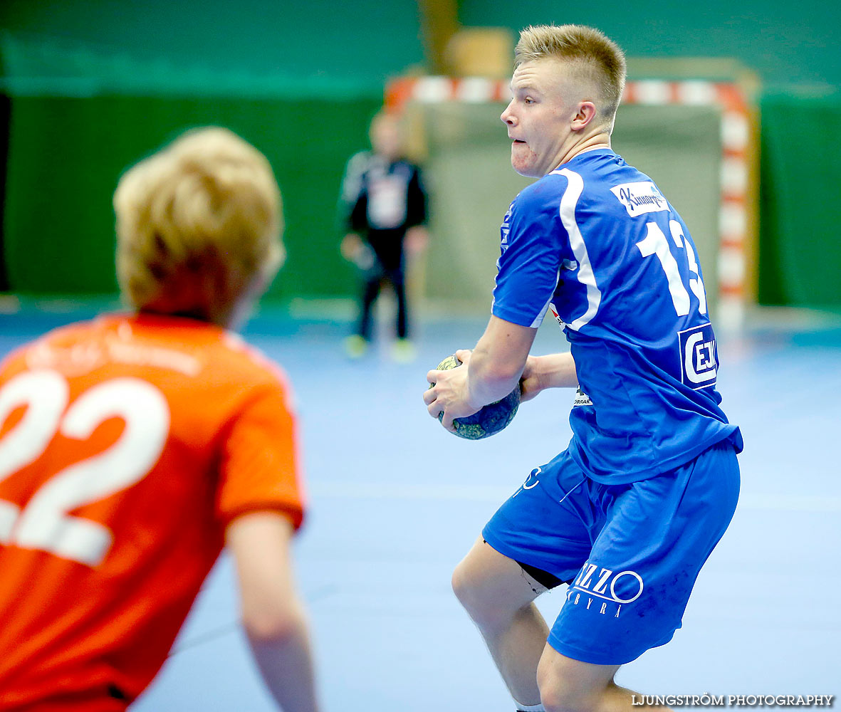 USM Steg 1 Herrjuniorer IFK Skövde HK-Uppsala HK 26-27,herr,Skövde Idrottshall,Skövde,Sverige,Ungdoms-SM,Handboll,2016,140320