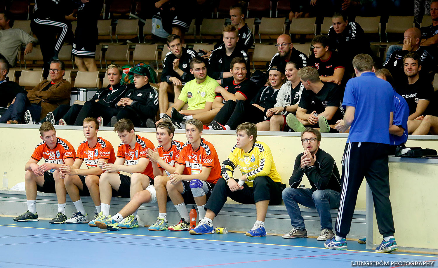 USM Steg 1 Herrjuniorer IFK Skövde HK-Uppsala HK 26-27,herr,Skövde Idrottshall,Skövde,Sverige,Ungdoms-SM,Handboll,2016,140340