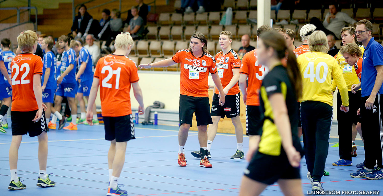 USM Steg 1 Herrjuniorer IFK Skövde HK-Uppsala HK 26-27,herr,Skövde Idrottshall,Skövde,Sverige,Ungdoms-SM,Handboll,2016,140346