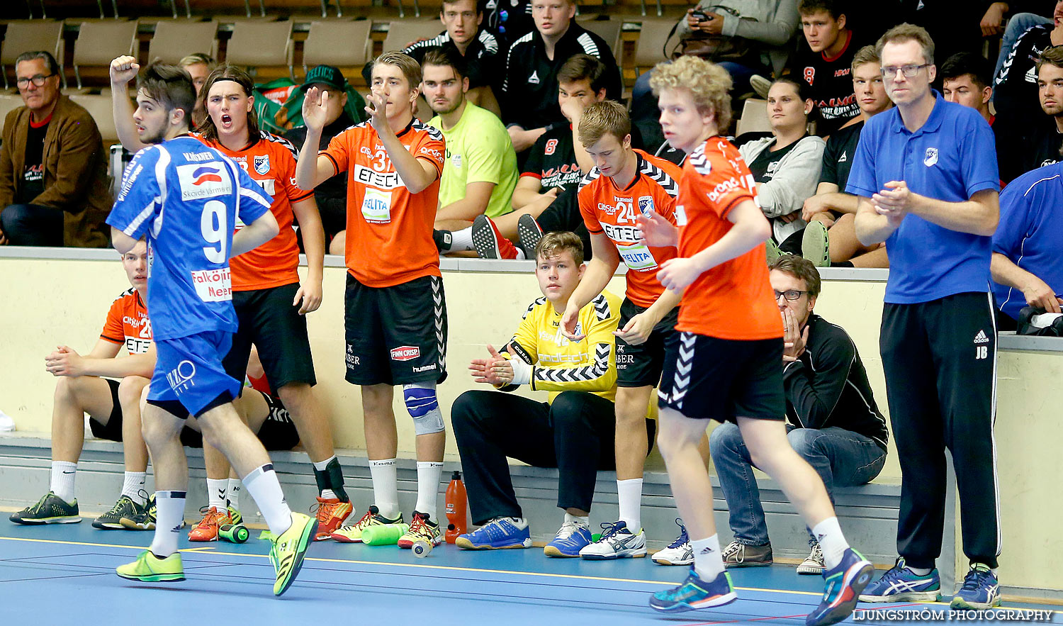 USM Steg 1 Herrjuniorer IFK Skövde HK-Uppsala HK 26-27,herr,Skövde Idrottshall,Skövde,Sverige,Ungdoms-SM,Handboll,2016,140377