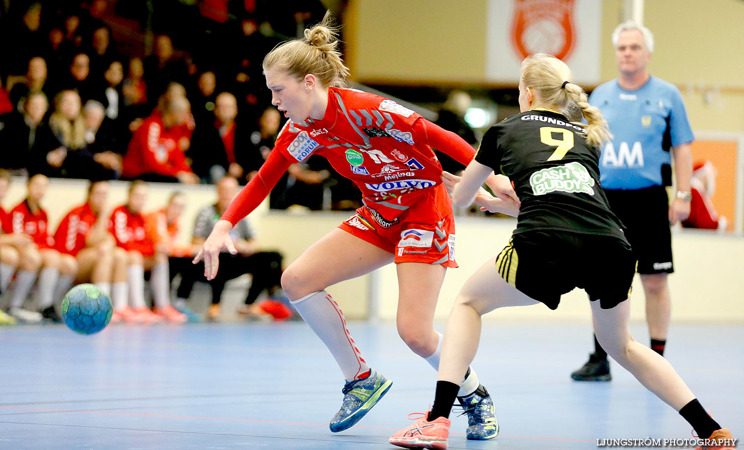 HF Somby/Skövde-HK S-hof 39-23,dam,Skövde Idrottshall,Skövde,Sverige,Handboll,,2016,143309