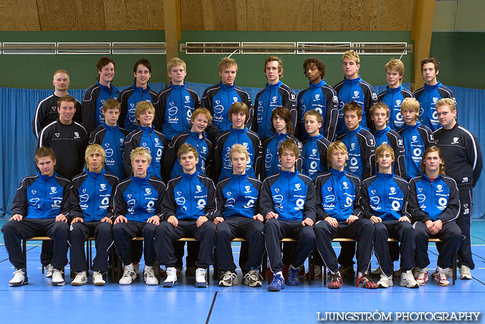 IFK Skövde HK A-pojkar 2005-2006,herr,Skövde Idrottshall,Skövde,Sverige,Lagfotografering,,2005,42608