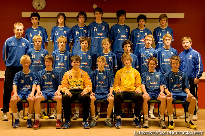 IFK Skövde HK Ungdomslag 2006-2007,herr,Arena Skövde,Skövde,Sverige,Lagfotografering,,2006,42569